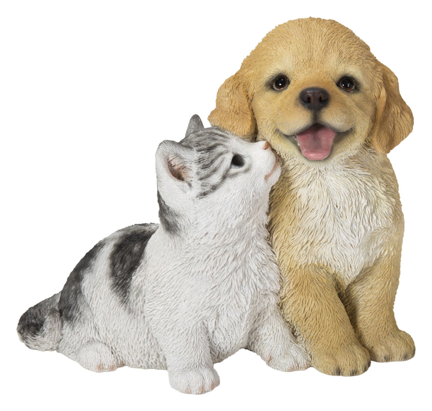 87637-C - GOLDEN RETRIEVER+KITTEN / 7.09&quot; H