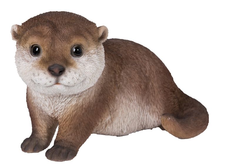 87991-A - OTTER LEANING FORWARD / 4.53&quot; H