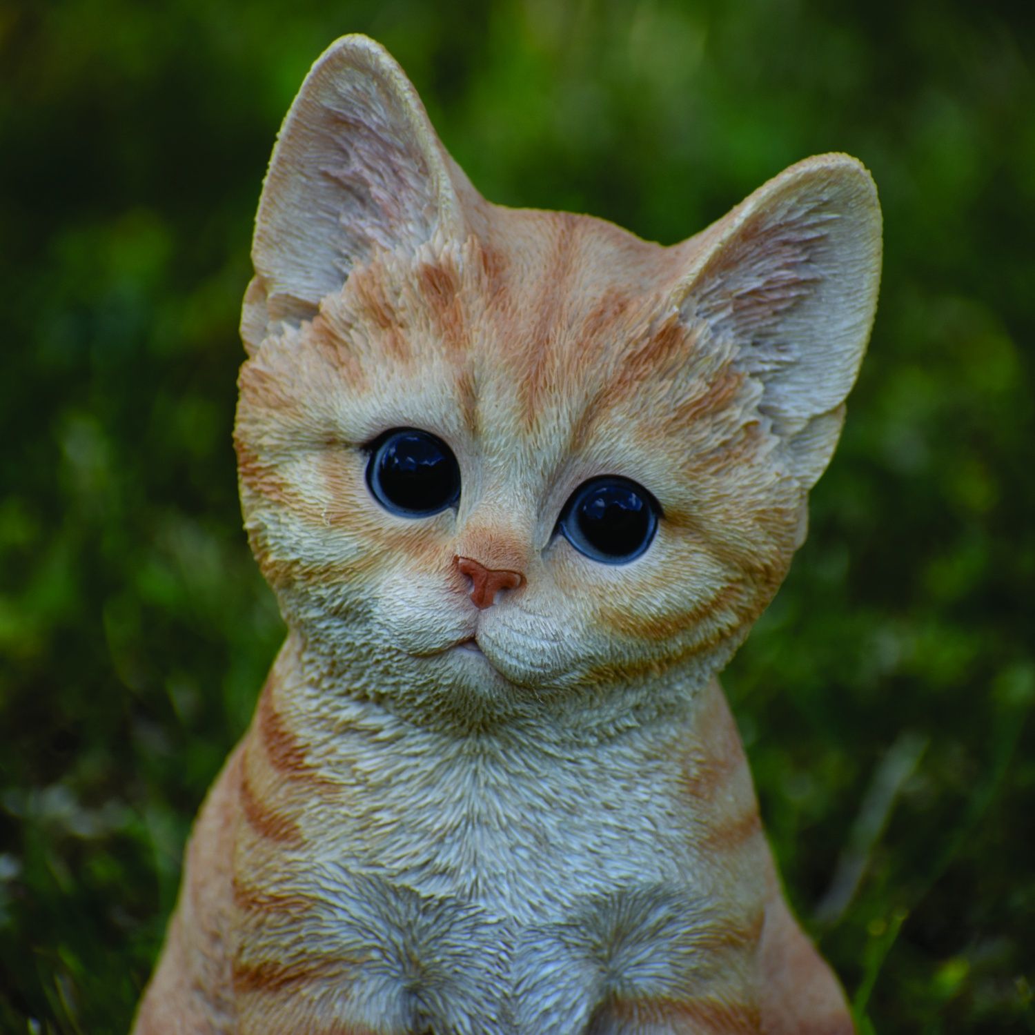 87757-D - ORANGE TABBY KITTEN SITTING / 5.25&quot; H