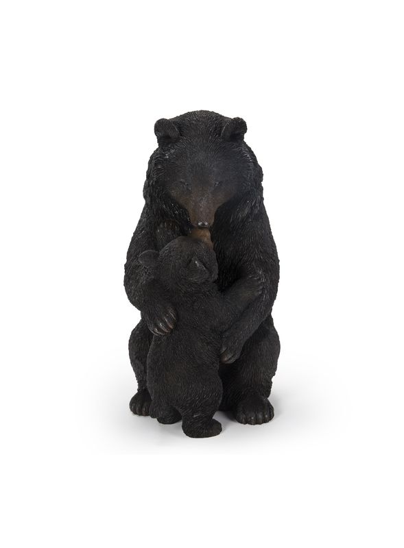 87957-J - MOTHER &amp; BABY BLACK BEAR