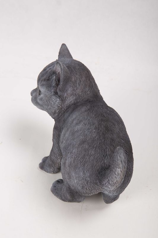 87757-F - RUSSIAN BLUE KITTEN / 5.75" H