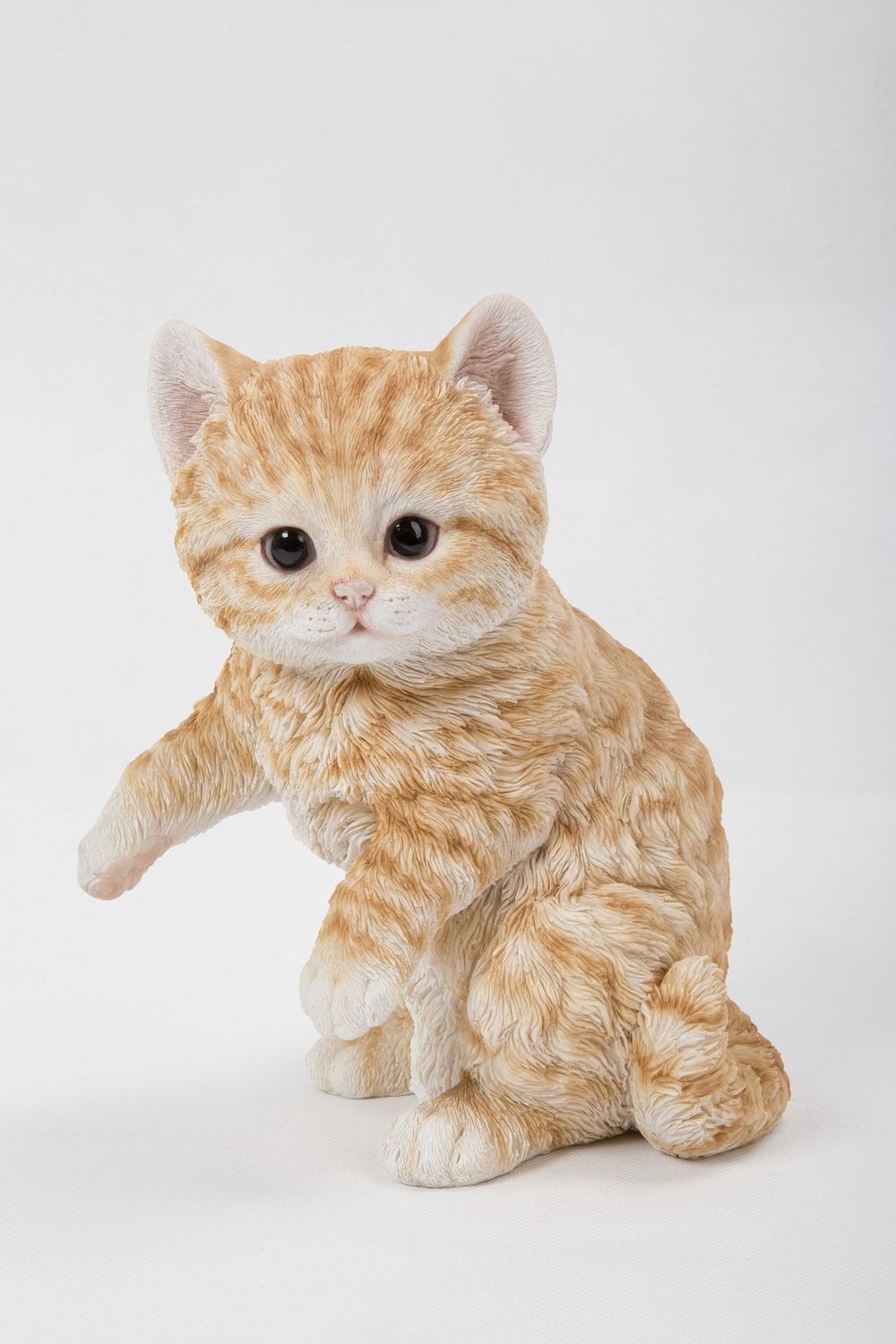87757-E - ORANGE TABBY KITTEN PLAYING / 8&quot; H