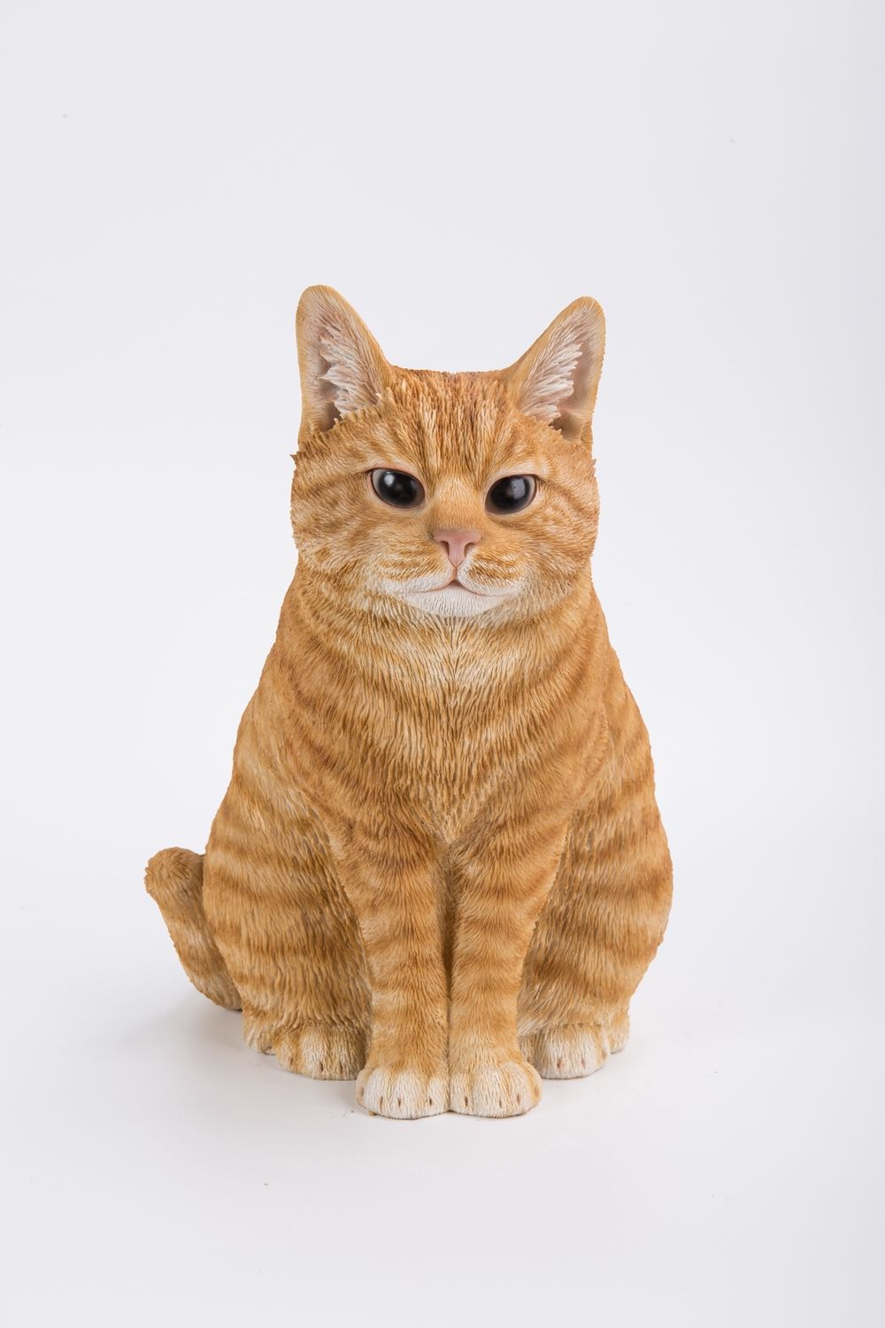 87757-J - SITTING CAT ORANGE TABBY / 11.5&quot; H