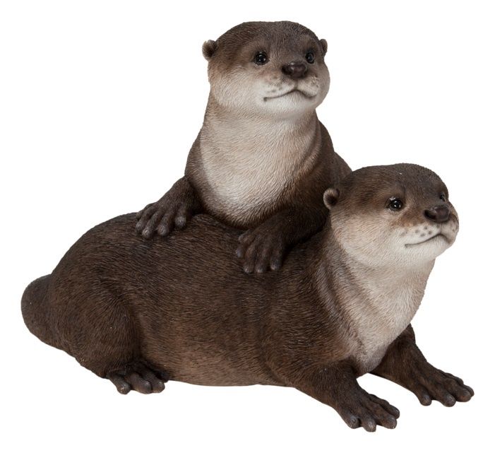 87991-E - PLAYFUL OTTERS / 6.5&quot; H