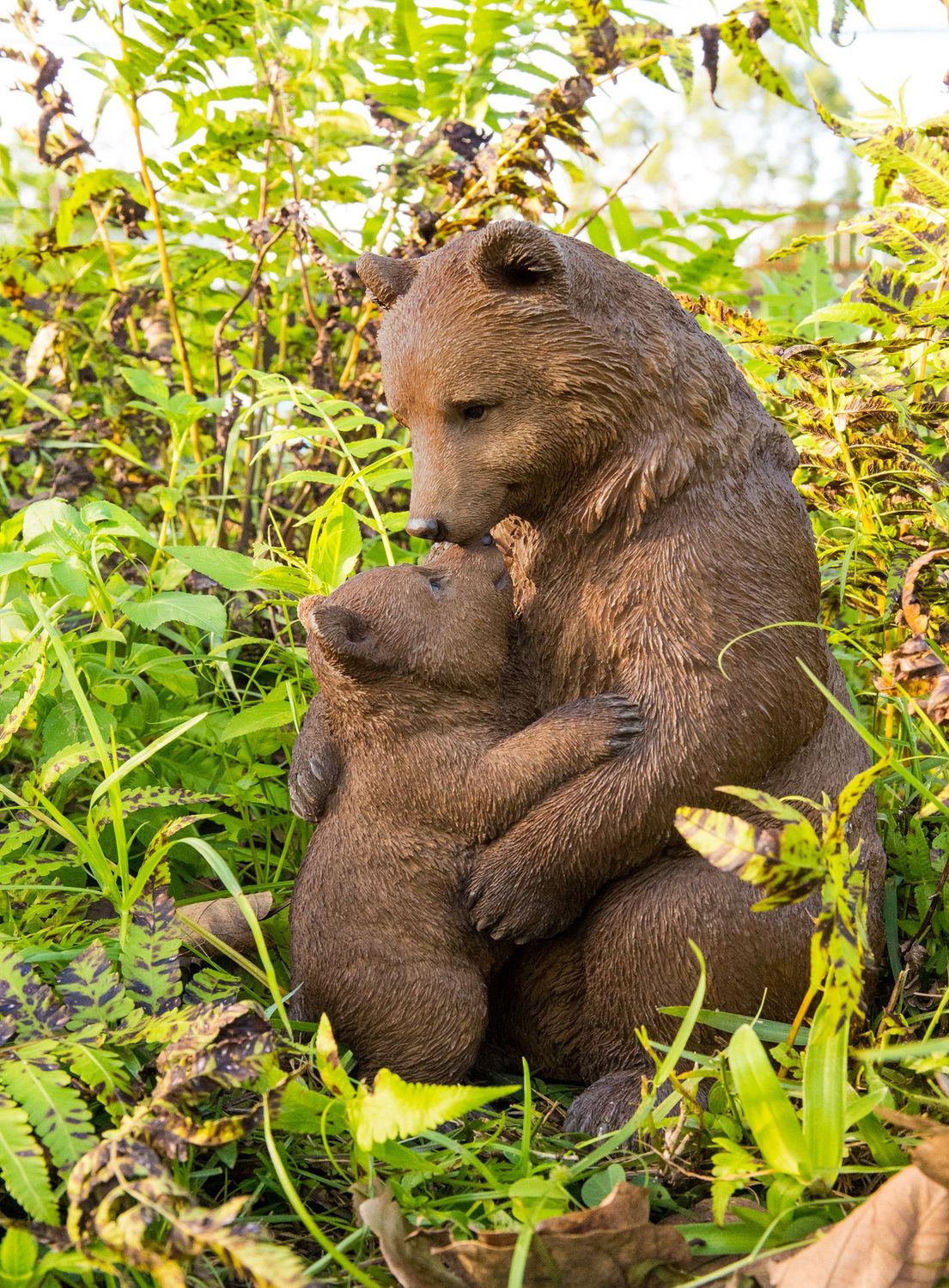 87957-K - MOTHER &amp; BABY BROWN BEAR