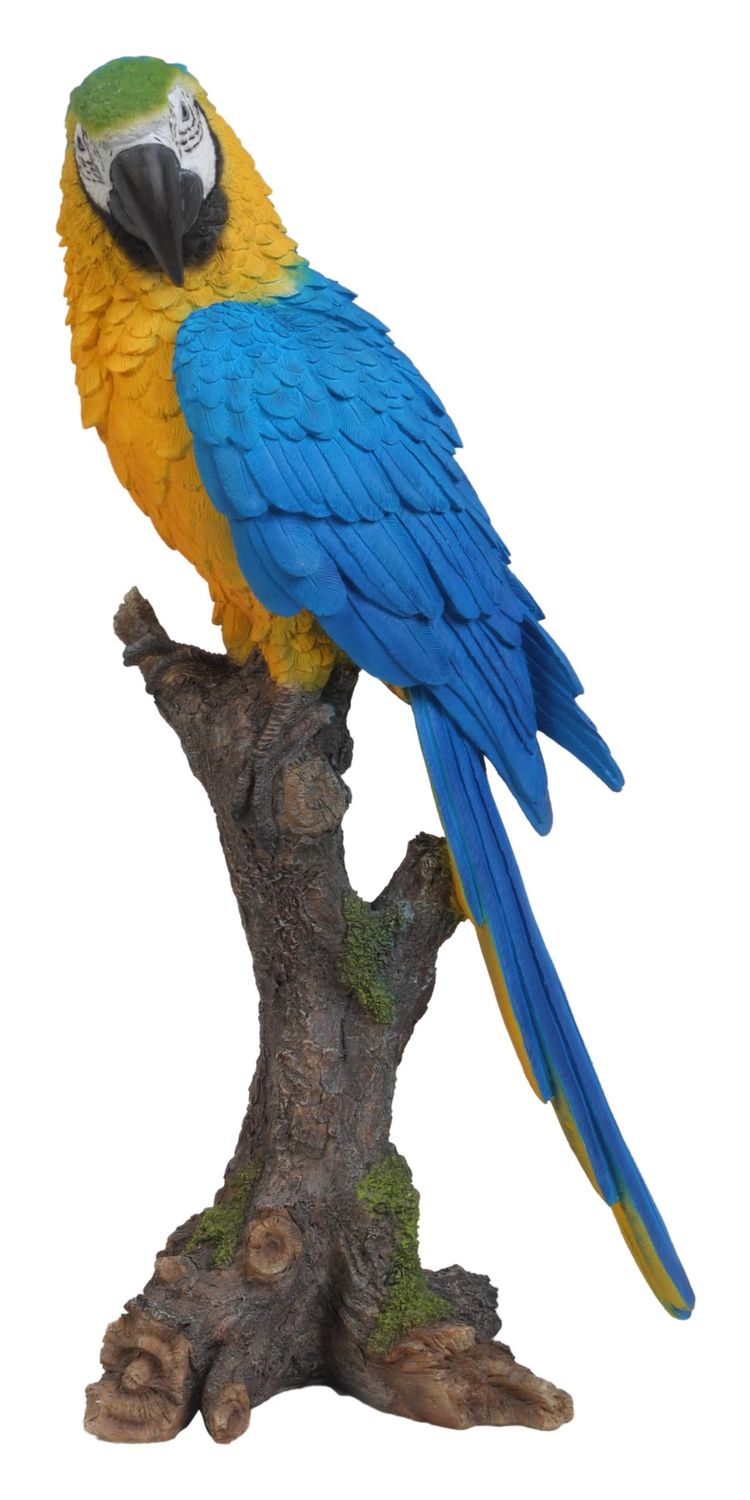 87814-B - PARROT ON BRANCH / 15.24&quot; H