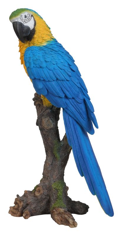 87814-B - PARROT ON BRANCH / 15.24" H