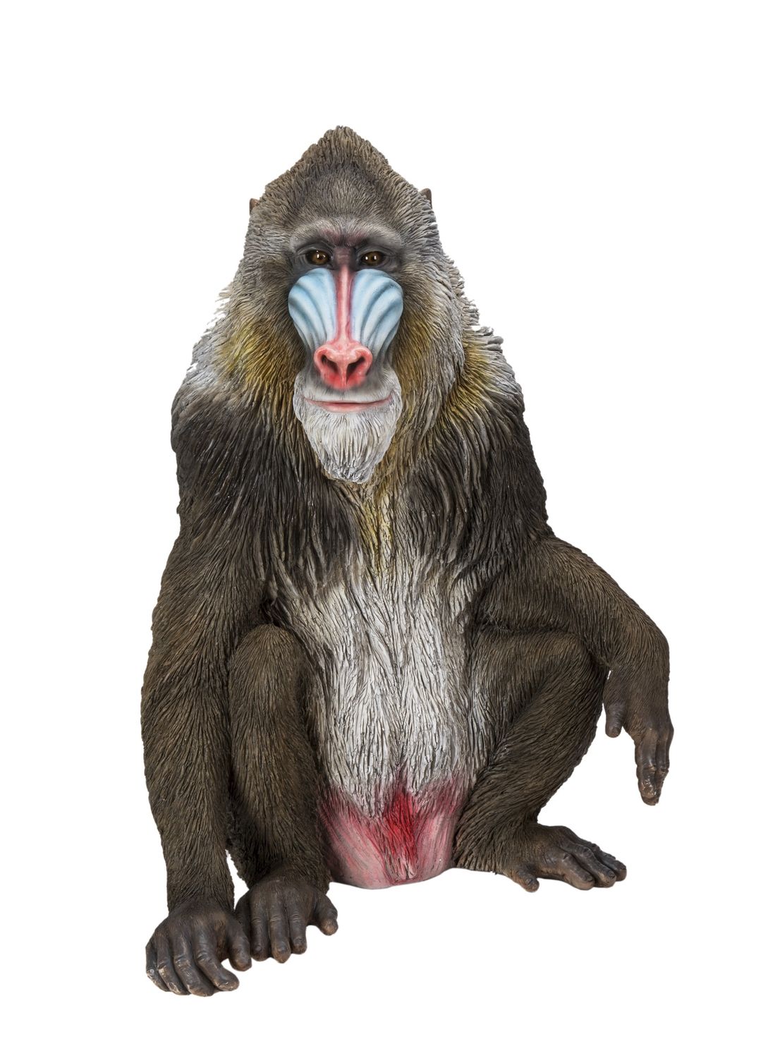 87669 - MONKEY-MANDRILL SITTING / 25.39&quot; H