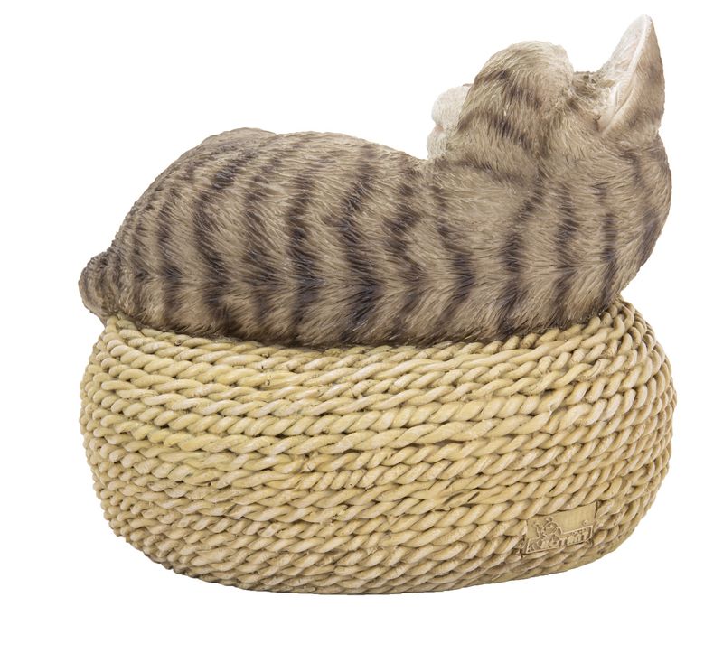 87677-A - CAT W/WELCOME SIGN / 4.72" H