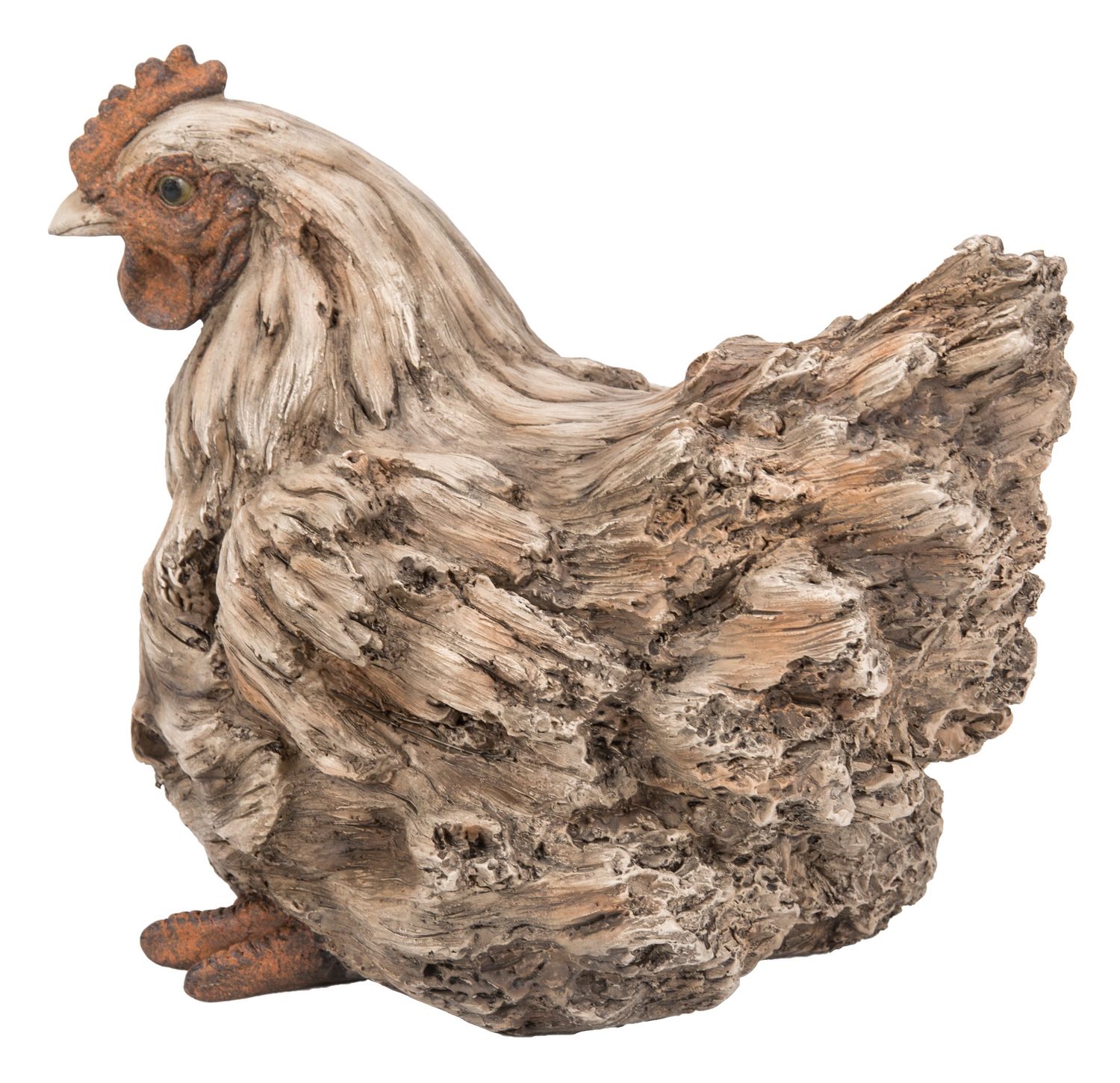 87650-F - HEN SQUATTING / 7.48&quot; H