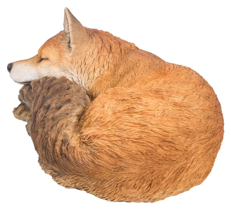 87719-C - FOX SLEEPING / 7.68" H