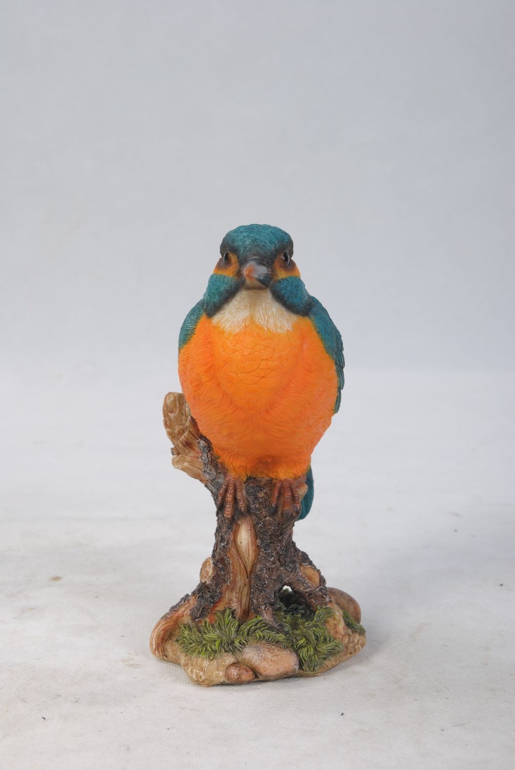 87758-E - KINGFISHER ON STUMP / 7.5&quot; H
