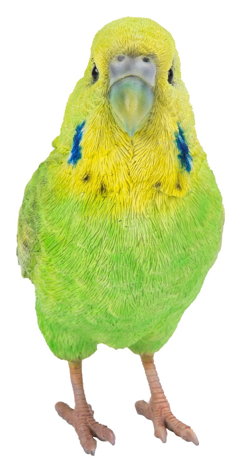 87758-G - BUDGERIGAR W/IRON FOOT / 5.24&quot; H