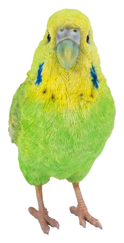 87758-G - BUDGERIGAR W/IRON FOOT / 5.24&quot; H