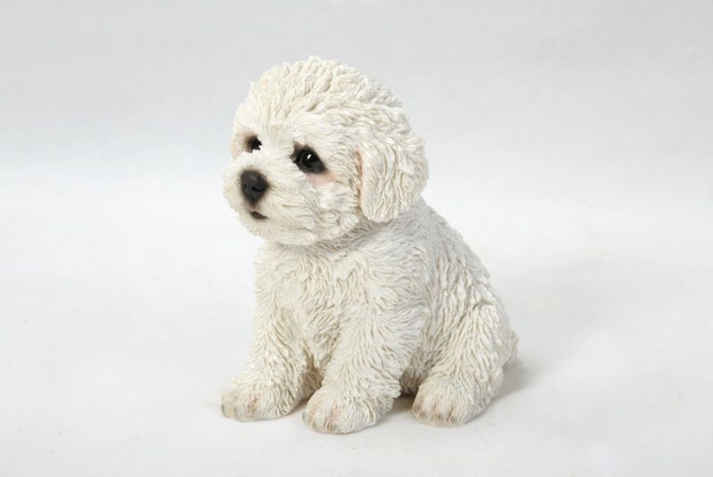 87771-P - BICHON FRISE PUPPY / 6" H