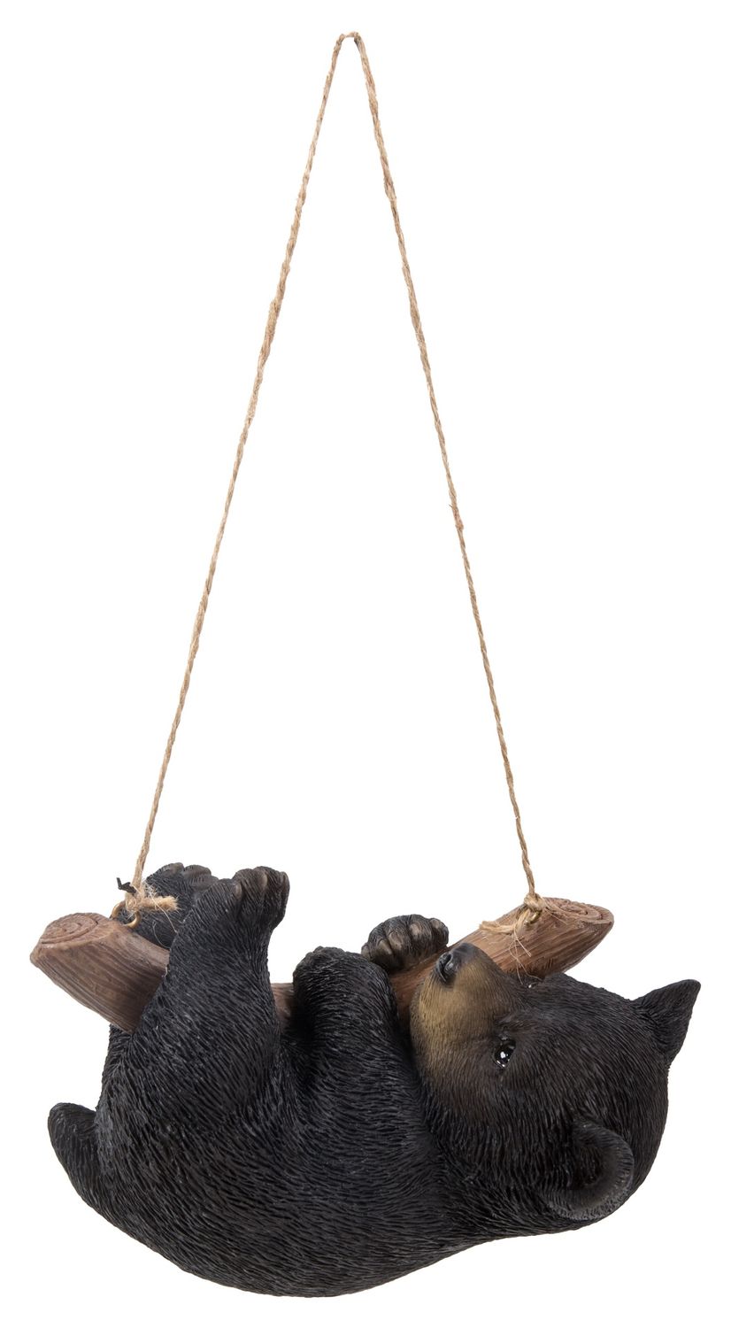 87957-H - HANGING BLACK BEAR LYING BRANCH / 3.94&quot; H