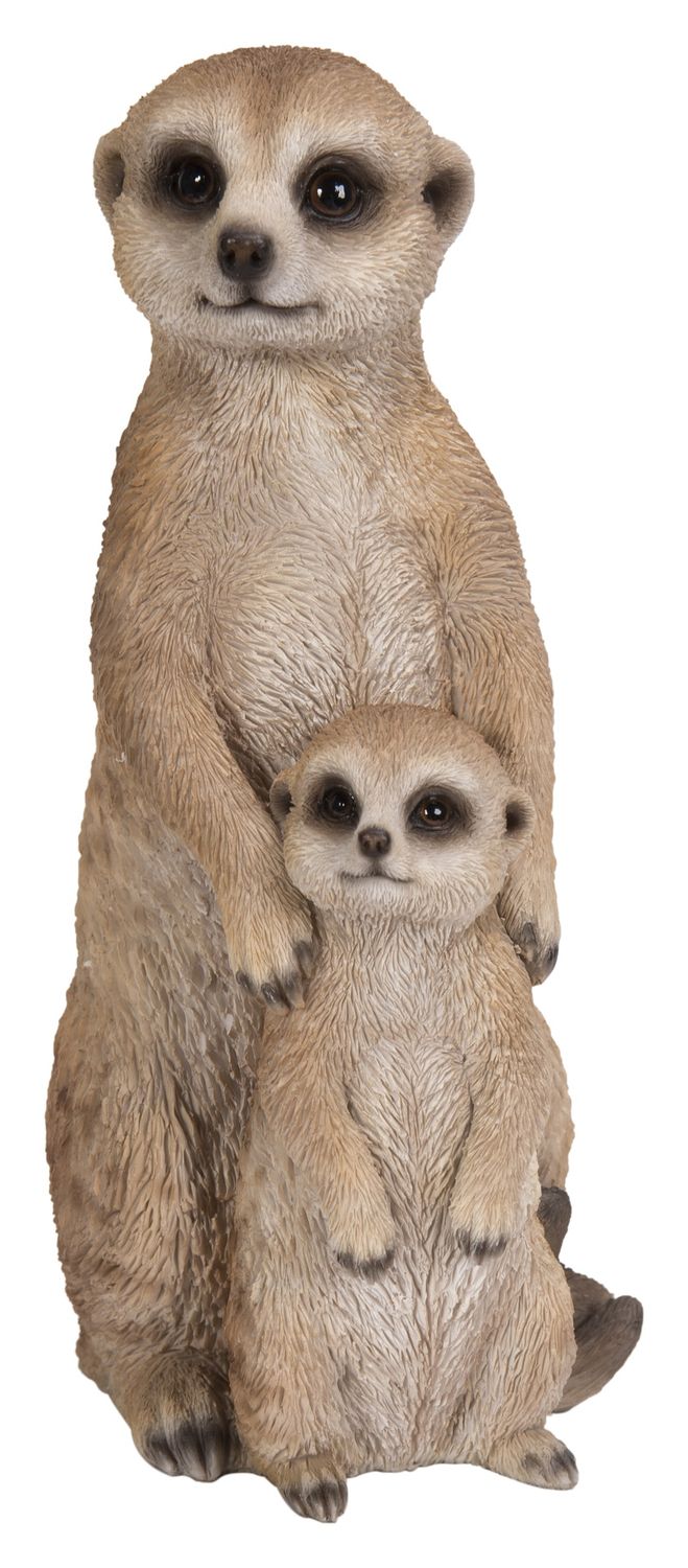 87671-A - MEERKAT-MOTHER &amp; BABY / 10.24&quot; H