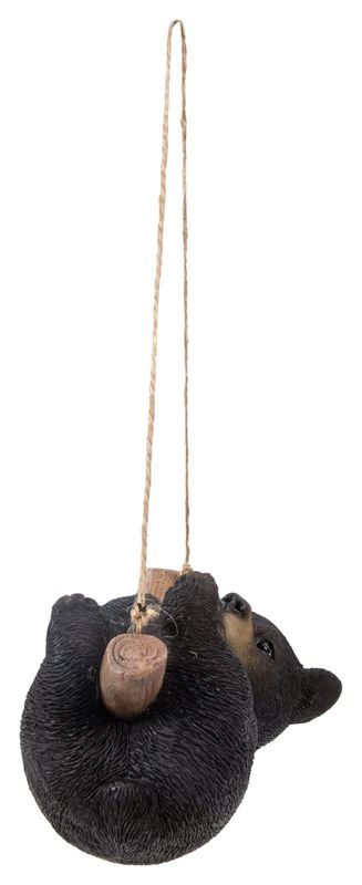 87957-H - HANGING BLACK BEAR LYING BRANCH / 3.94" H