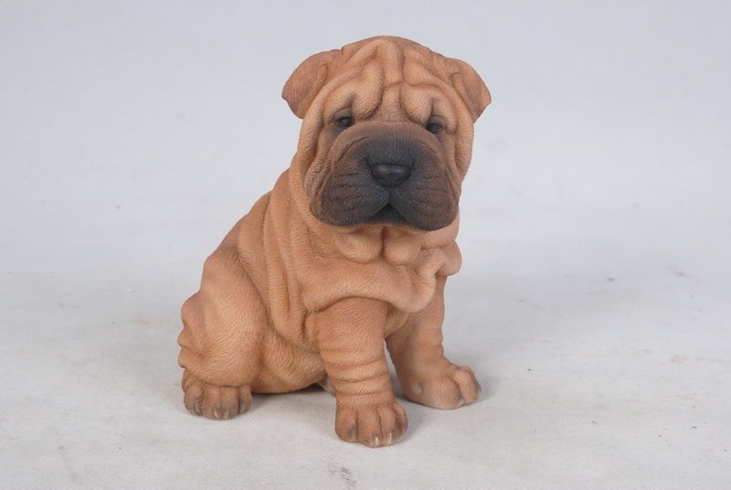 87771-N - SHAR PEI PUPPY / 6.25&quot; H