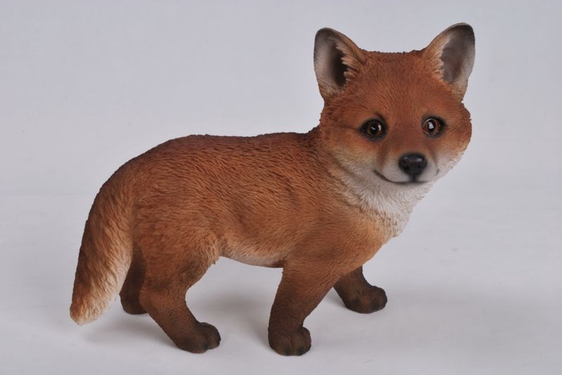 87777 - FOX PUP STANDING / 9&quot; H