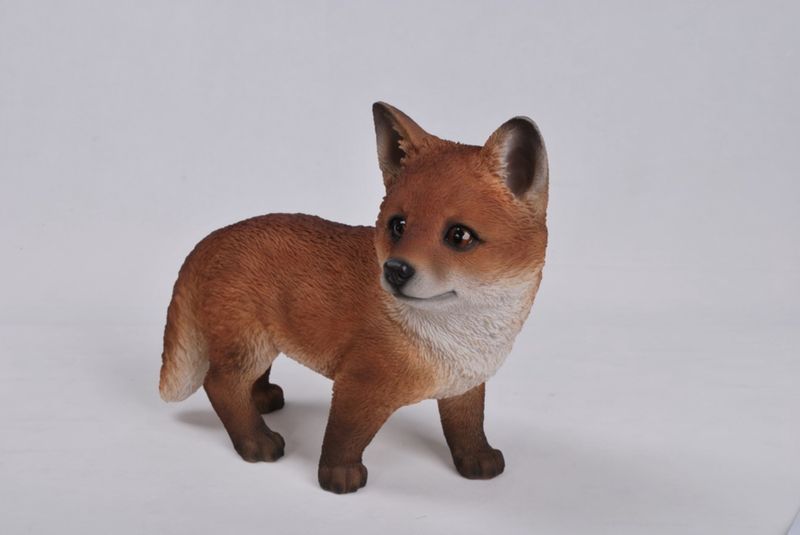 87777 - FOX PUP STANDING / 9" H