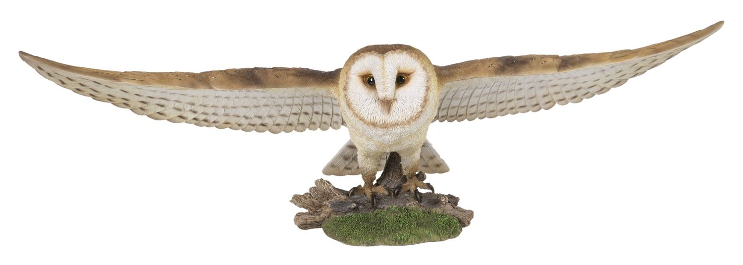 87727-C - BARN OWL FLYING / 9.06&quot; H