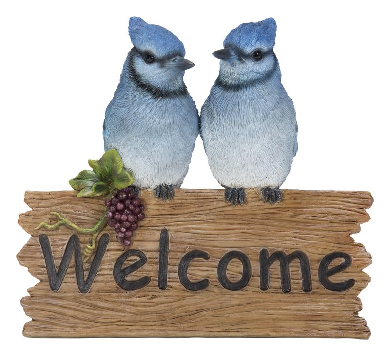 87758-M - BLUE JAYS WELCOME SIGN / 6.3&quot; H