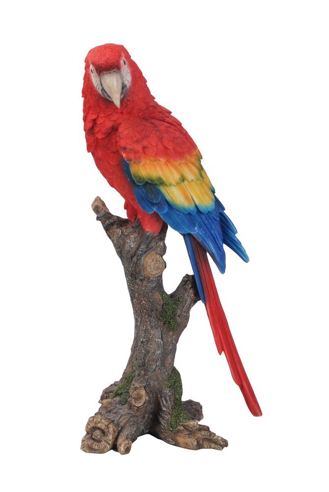 87814 - PARROT ON BRANCH / 15&quot; H