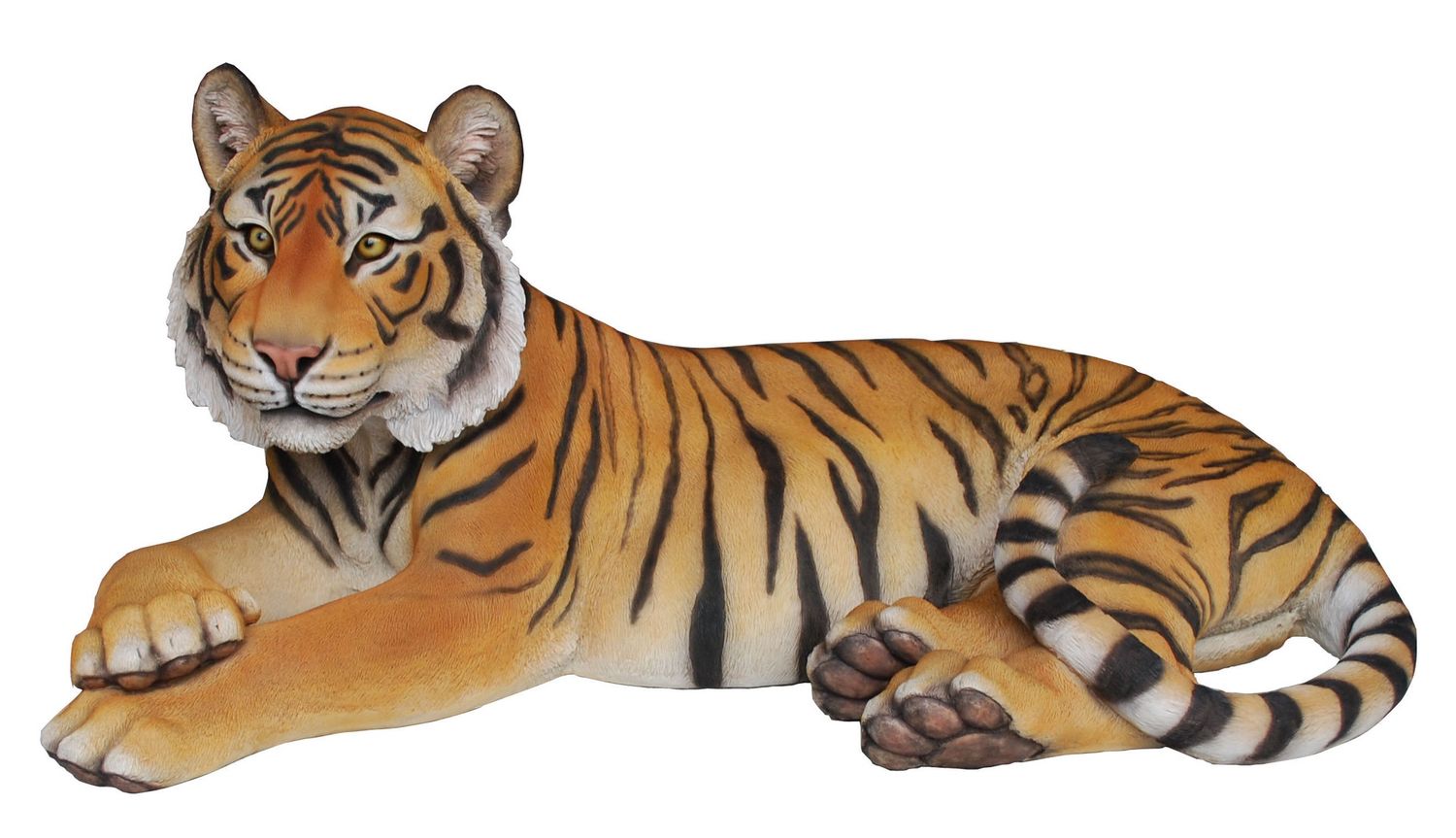 87990 - TIGER LAYING DOWN XL / 17&quot; H