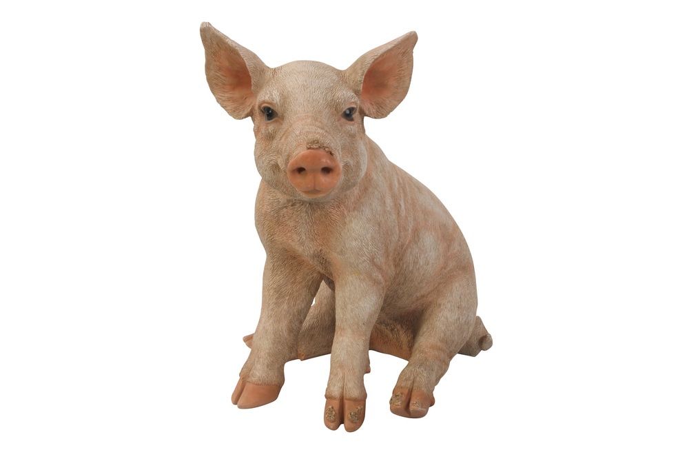 87938 - PIG-SITTING-LARGE / 18&quot; H