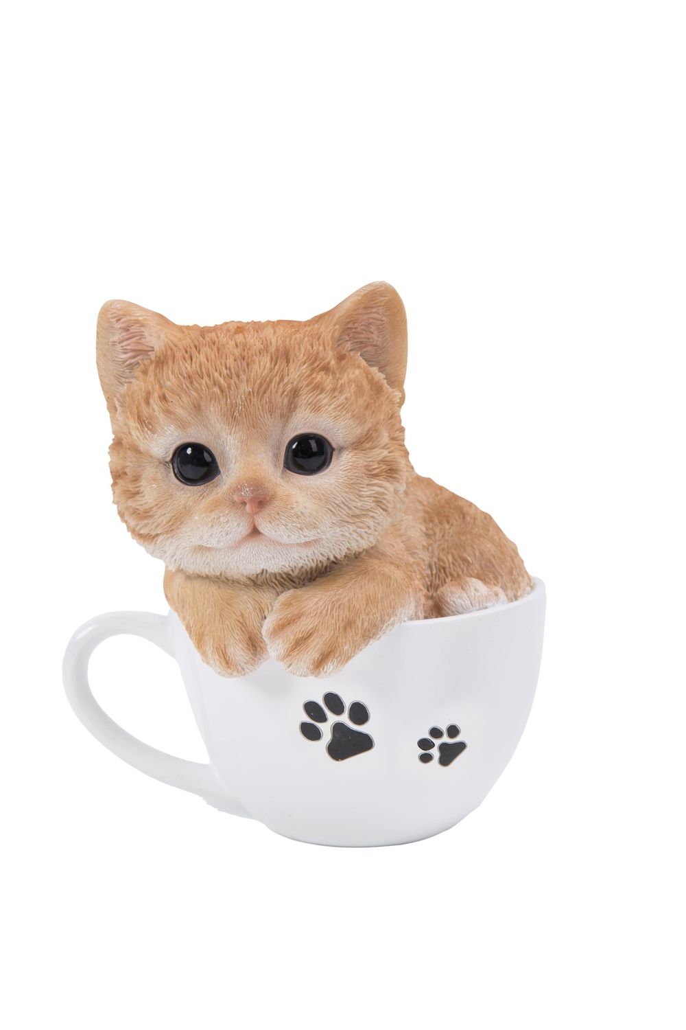 87707-A - TEACUP KITTEN ORANGE TABBY / 5.75&quot; H