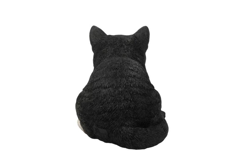 87729-A - CAT SLEEPING - BLACK/WHITE / 5" H