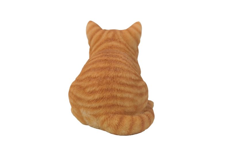 87729-B - CAT SLEEPING - ORANGE TABBY / 5" H