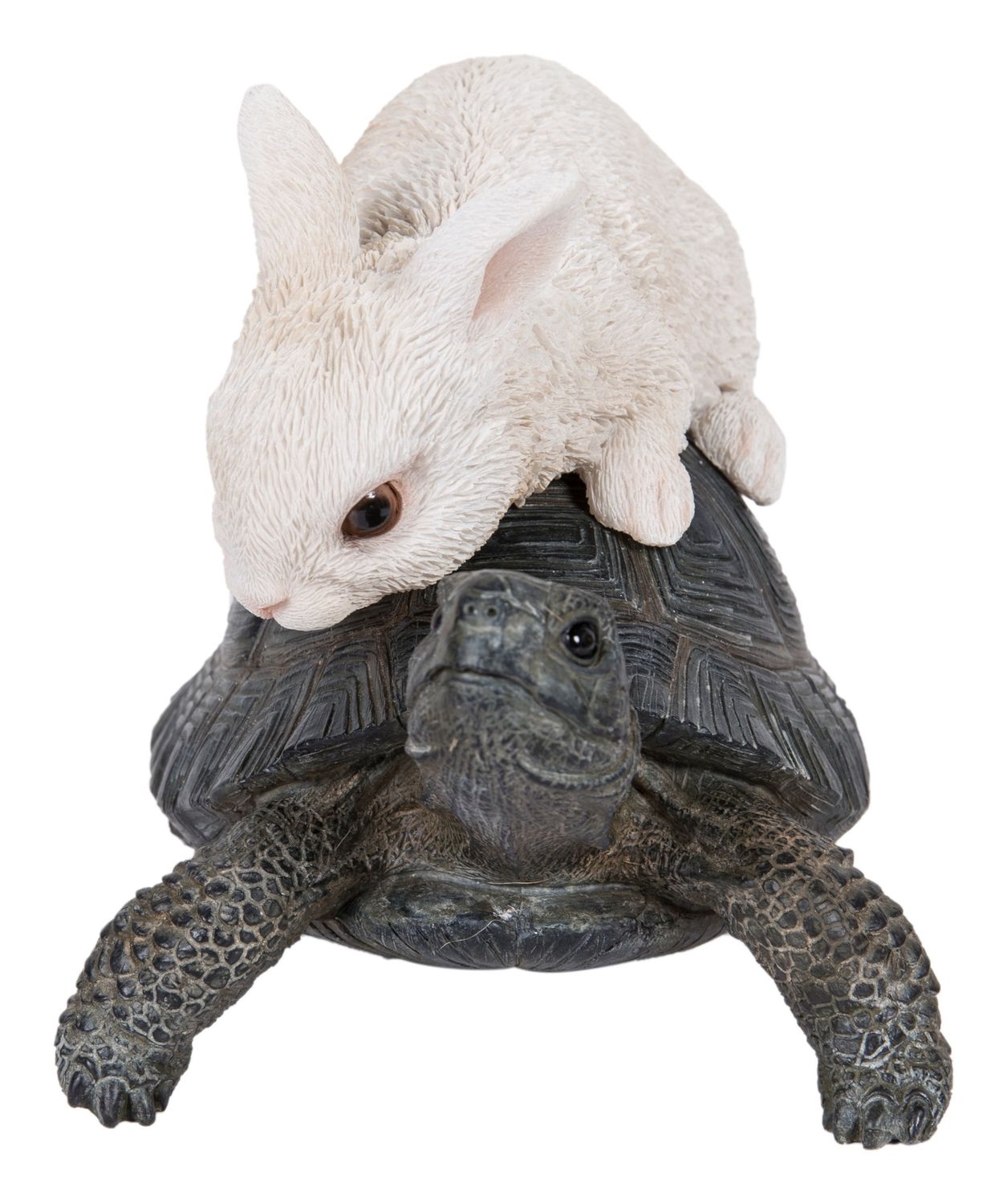87761-SR - TORTOISE AND HARE PLAYING / 5.04&quot; H