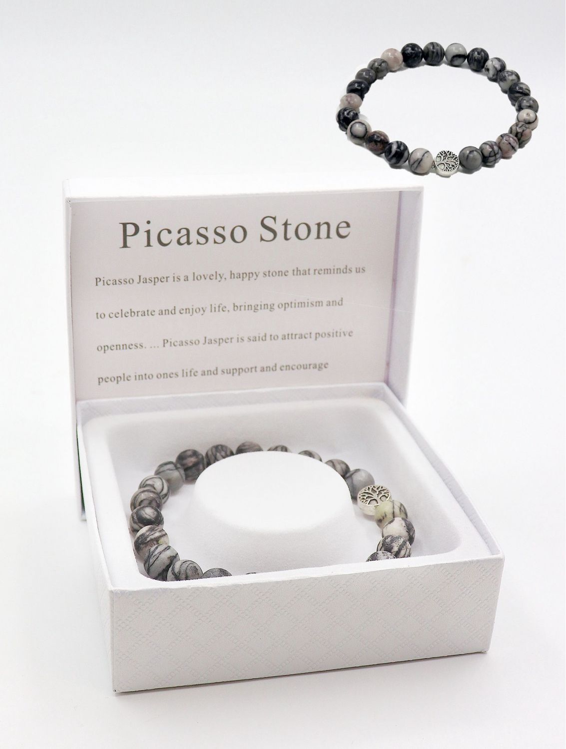 BR1233-01 - BLESSING BEAD BRACELET / PICASSO