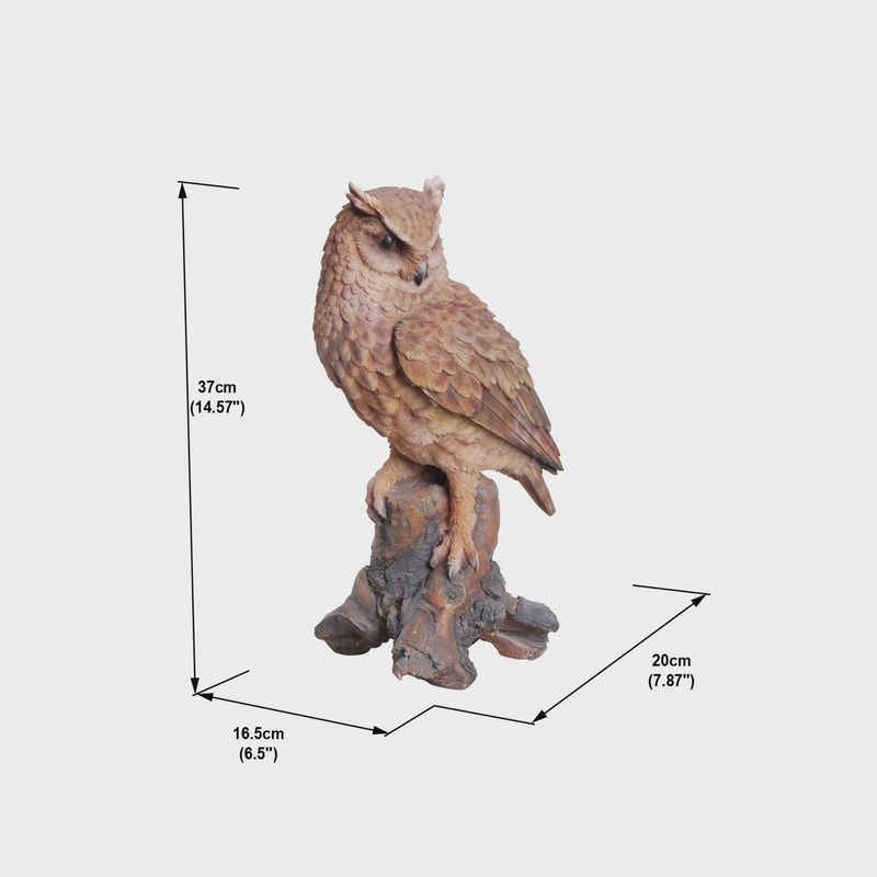 87717 - BARN OWL ON BRANCH / 14" H