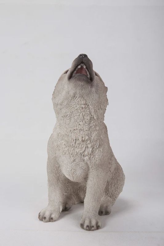 87713 - WOLF PUP HOWLING / 11" H