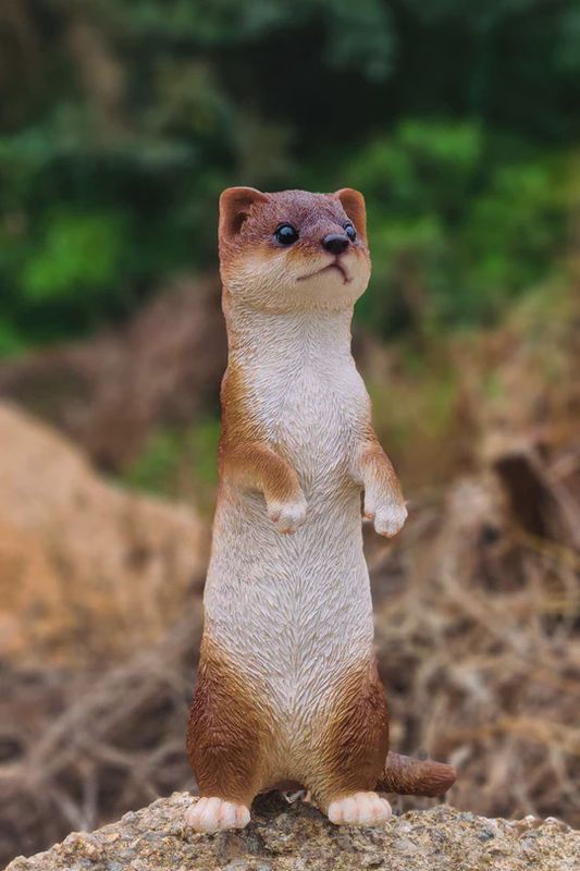 87664 - WEASEL STANDING  / 7.87&quot; H
