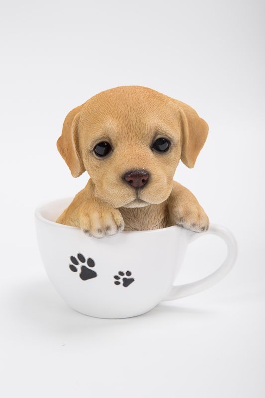 87706-A - TEACUP LABRADOR PUPPY / 5.5" H