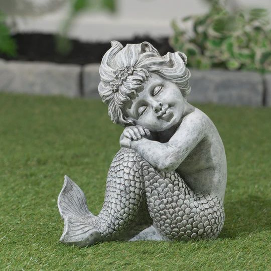 75599-CM - MERMAID SITTING / 12.75&quot; H