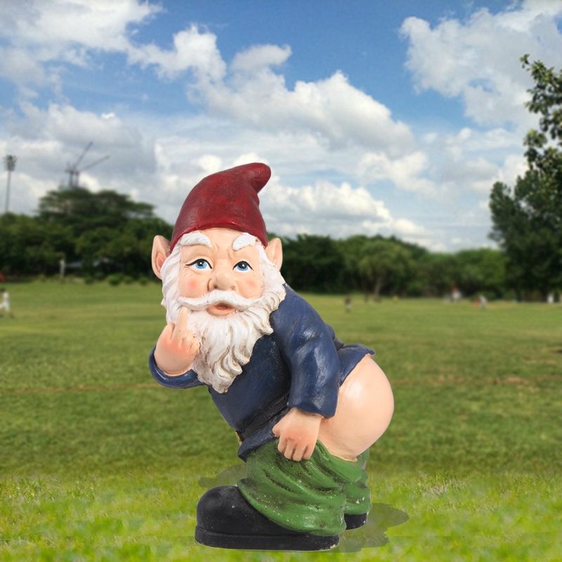 75616-02 - GNOME MOONING / 10.25&quot; H
