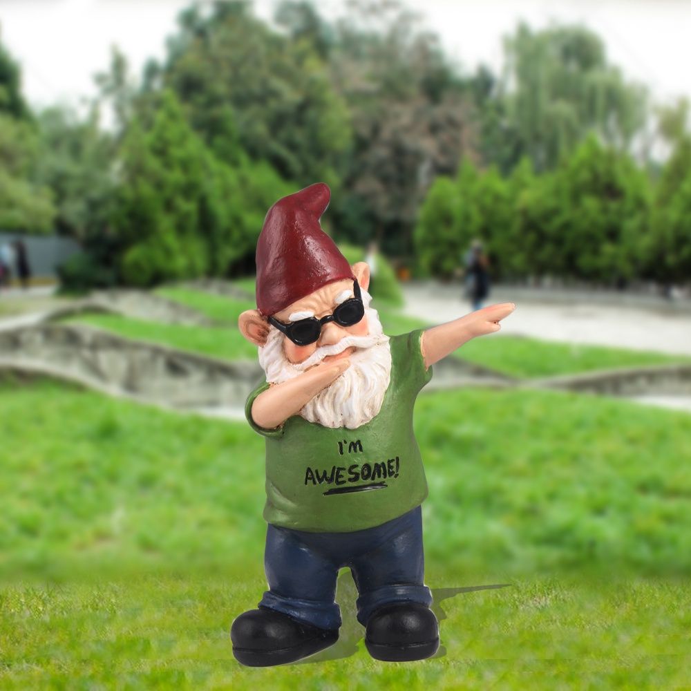 75616-03 - GNOME ICONINC DABBING / 11&quot; H