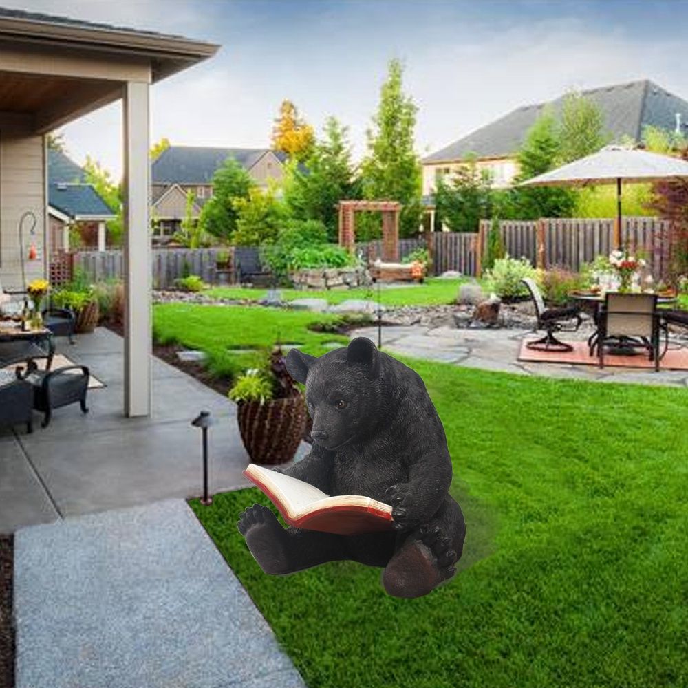 75619-M - BEAR READING / 16.38&quot; H