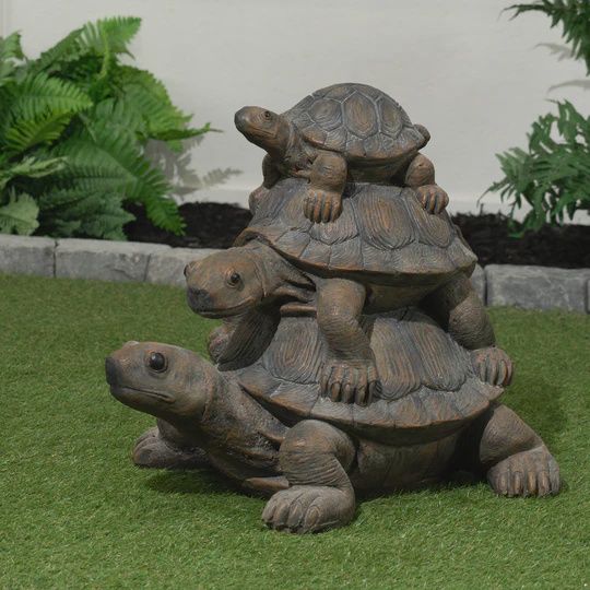 75629-A - STACKING 3 TURTLE FAMILY / 20.5&quot; H