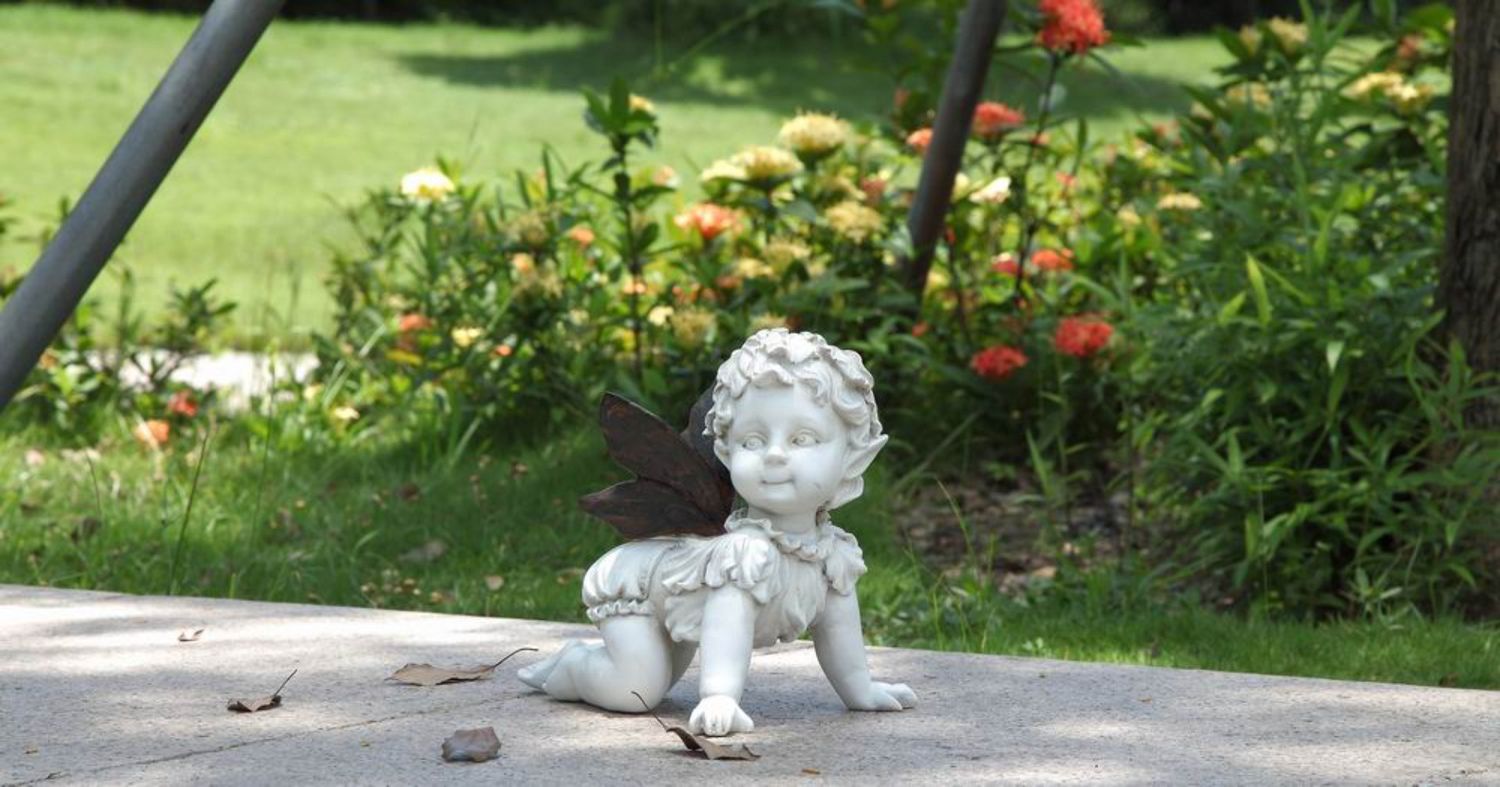 77548CM - BABY FAIRY - CRAWLING  / 8.5&quot; H