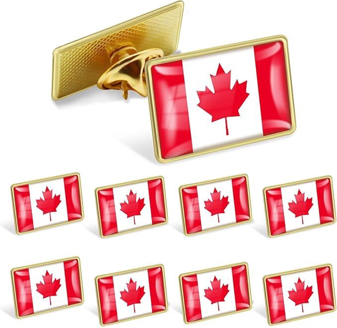 CANADA FLAG  PIN - GOLD