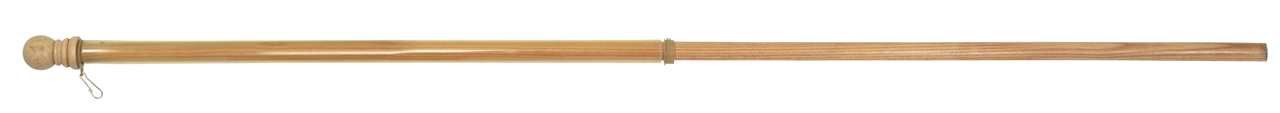 CS60730 - WOODEN FLAG POLE - ANTI WRAP