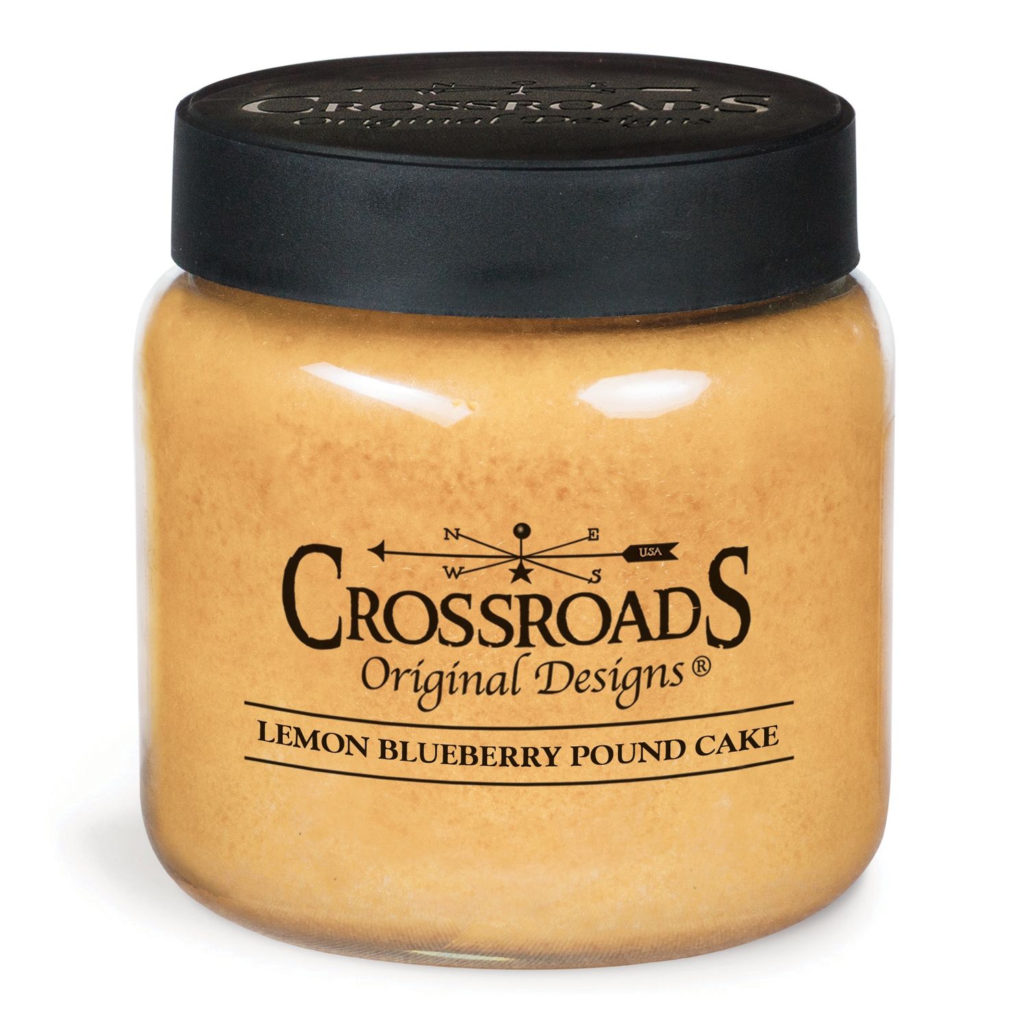 LBP16 - LEMON BLUEBERRY POUND CAKE - 16 OZ. JAR