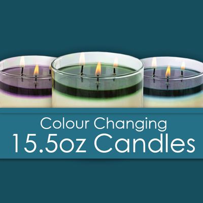 LLCS - 3 WICK - 15.5 OZ / COLOUR CHANGING CANDLE - LEMONGRASS + LAVENDER