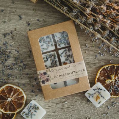 01-020-0004 - BOTANICAL SECENTED SIMMER WAX MELT - BE ENLIGHTENED